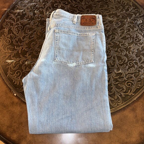 Polo Ralph Lauren VINTAGE Straight Leg Jeans Mens 36x30 Blue Denim - Picture 3 of 8